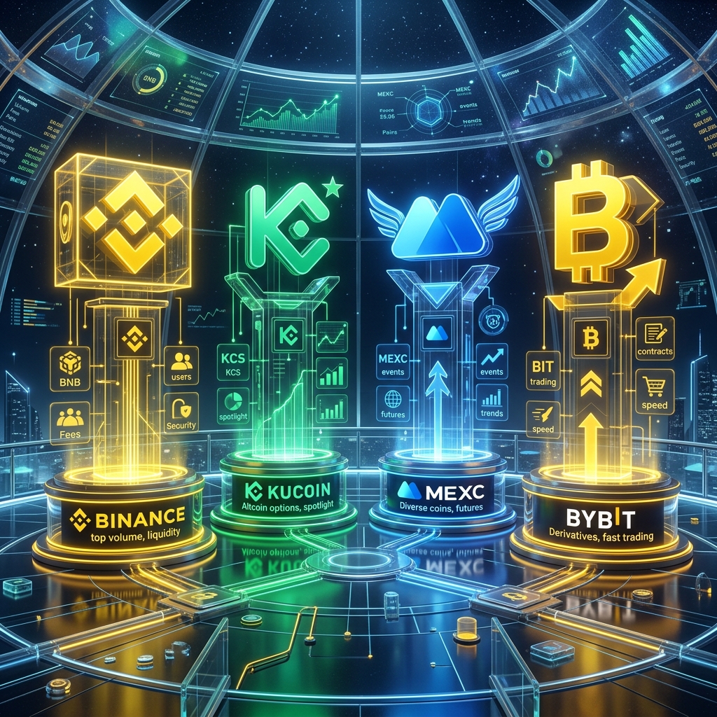 Binance vs KuCoin vs MEXC vs Bybit 2026: Which Exchange to Choose?