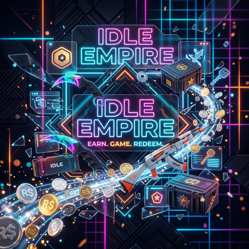Idle Empire 2026: Complete Guide — Free CS2 Skins, Robux and Crypto